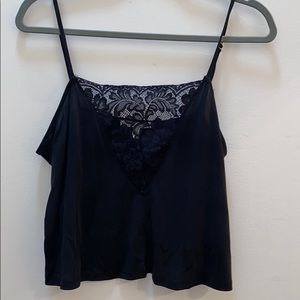 Express Lace V Front Tank Top